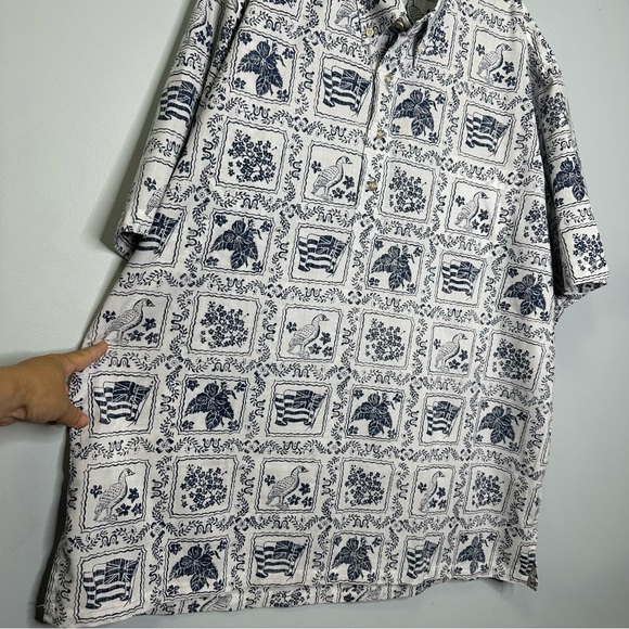 Reyn Spooner Lahaina Sailor Archive Classic Fit Pullover Hawaiian Shirt Size 2XL - Picture 7 of 14